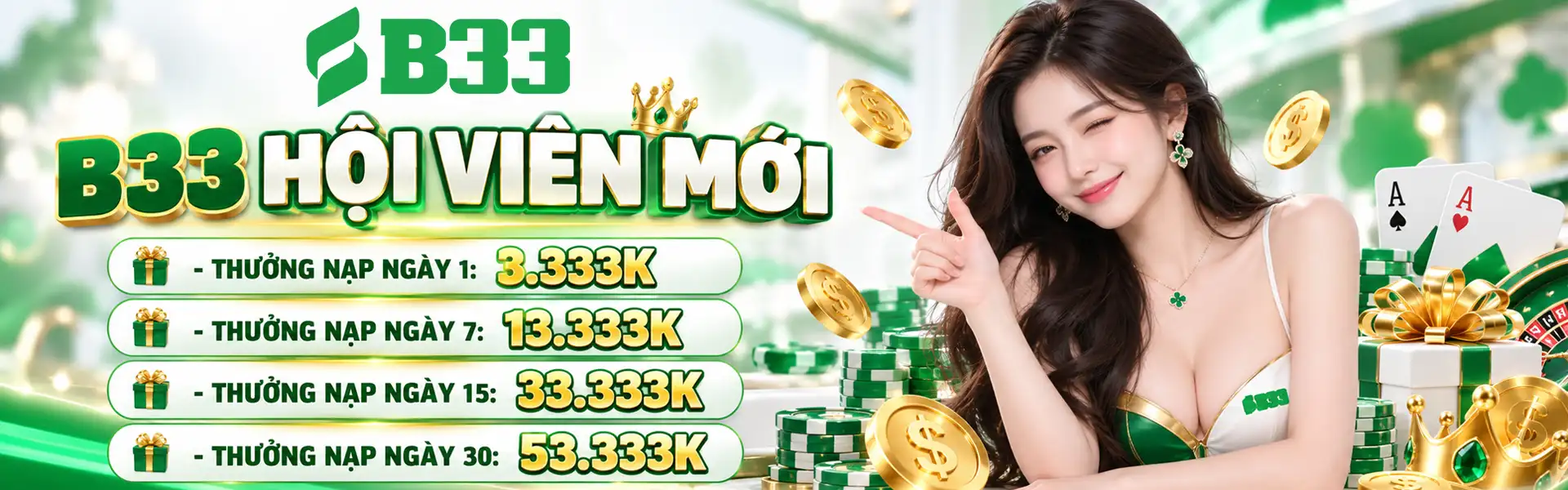 B33 - Khuyến Mãi Hội Viên Mới